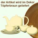 Kaffeeservice 15-teilig braun