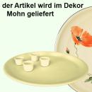 Kerzenteller Mohn