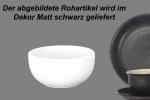 Kompottschale matt schwarz