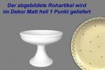 Konfektschale matt hell 1 Punkt