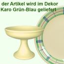 Konfektschale karo grün-blau