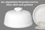 Käseglocke 20 obere matt weiß