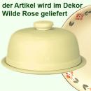 Käseglocke mit Platte 20 Wilde Rose