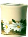 Leuchter Teelicht 7,5 Dekor Margueritenblume