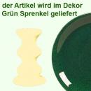 Leuchter grün Sprenkel