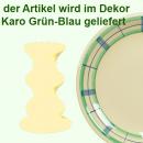 Leuchter karo grün-blau