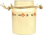Milchkanne H 23 cm Wilde Rose