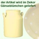 Milchkanne 23 cm Gänseblümchen