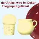 Mollytasse mit Sieb und Deckel Fliegenpilz
