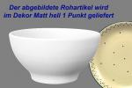 Müslischale 13 mit Schrift (1 Zeile) matt hell 1 Punkt