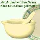 Mörser karo grün-blau
