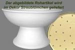 Obstschale mit Fuß Streublume