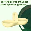 Pfeffer-Salz Napf grün Sprenkel