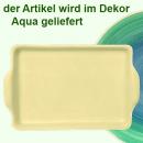 Platte 19 eckig Aqua