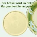 Platte 20 rund Dekor Margueritenblume