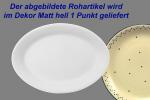 Platte 29 oval matt hell 1 Punkt