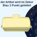 Rollenbutterdose blau 3 Punkt