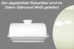 Rollenbutterdose glänzend weiß