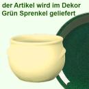 Schmalztopf 250 ml grün Sprenkel