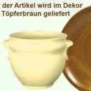 Schmalztopf braun