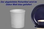 Schnaps-/Eierbecher mit Schrift (1 Zeile) matt blau