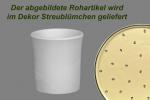 Schnaps-/Eierbecher mit Schrift (1 Zeile) Streublume