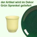 Schnapsbecher grün Sprenkel