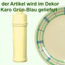 Spaghettitopf karo grün-blau