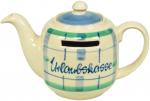 Spar-Kaffeekanne 0,4 l karo grün-blau