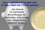Sparschwein groß mit Schrift (3 Zeilen) matt hell 1 Punkt