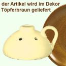 Steckvase braun