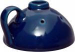 Steckvase glänzend blau