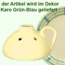 Steckvase karo grün-blau