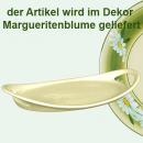 Tablett 25 oval Dekor Margueritenblume