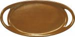 Tablett 25 oval braun