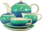 Teeservice 15-teilig Aqua