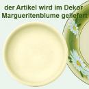 Teller 24 flach Dekor Margueritenblume