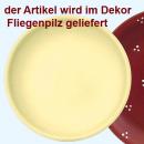 Teller 29 flach Fliegenpilz