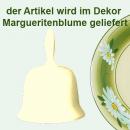 Tischglocke groß Dekor Margueritenblume