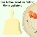 Tischglocke groß Mohn