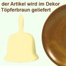 Tischglocke groß braun