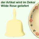 Tischglocke groß Wilde Rose