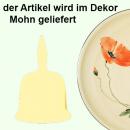Tischglocke klein Mohn