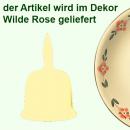 Tischglocke klein Wilde Rose
