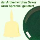 Tischglocke klein grün Sprenkel