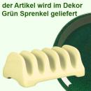 Toasthalter grün Sprenkel