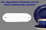 Türschild mit Schrift (1 Zeile) Nadelstreifen blau