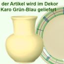 Vase Gr.IV 18 karo grün-blau