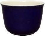 Übertopf 14 glänzend blau